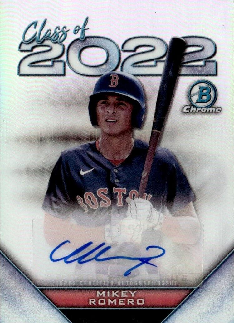 2022 Bowman Draft Baseball Mikey Romero #C22A-MR PSA 9