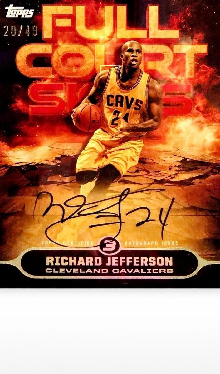 2025 Topps Three Basketball Richard Jefferson #FS-RJ