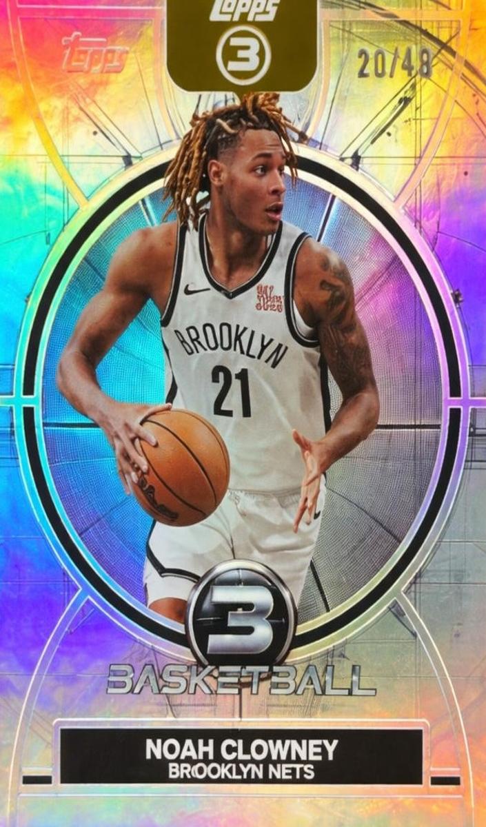 2025 Topps Three Basketball Noah Clowney #26