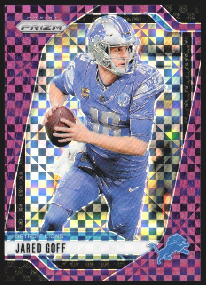 2024 Panini Prizm Football Purple Power Jared Goff #92