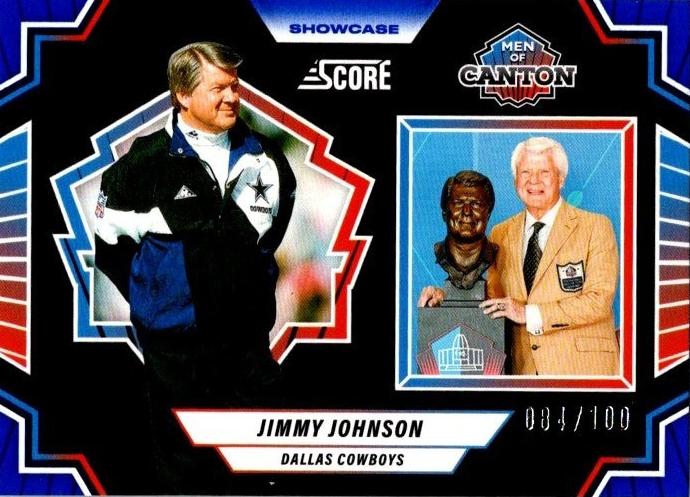 2025 Panini Score Football Showcase Jimmy Johnson #13