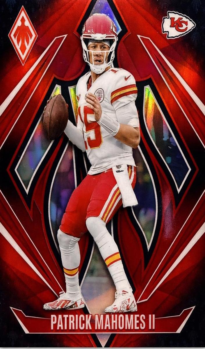 2024 Panini Phoenix Football Red Fade Patrick Mahomes II #116 PSA 10