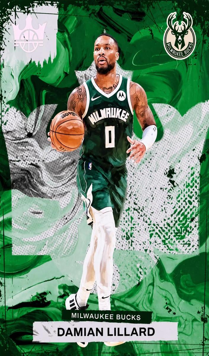 2023 Panini Court Kings Basketball Masterpiece Damian Lillard #46