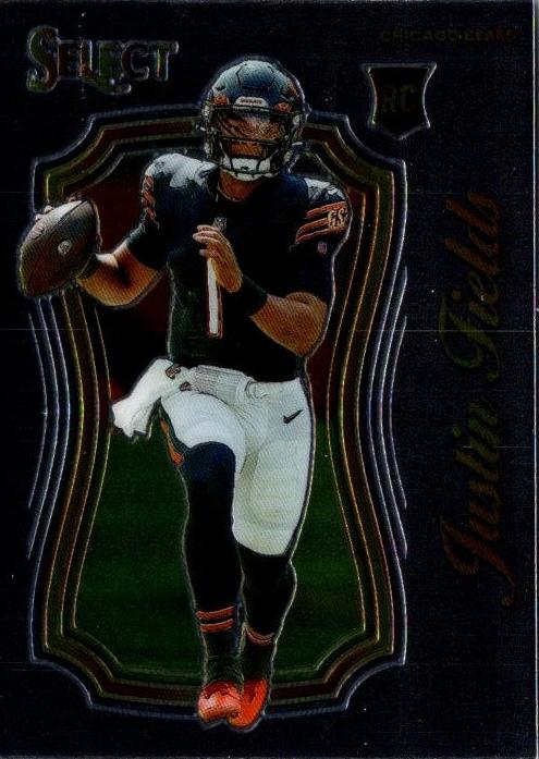 2021 Panini Select Football Justin Fields #SCR-4 PSA 9