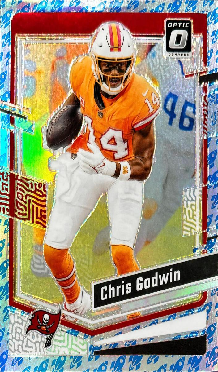 2023 Donruss Optic Football Rocket Chris Godwin #182 PSA 9