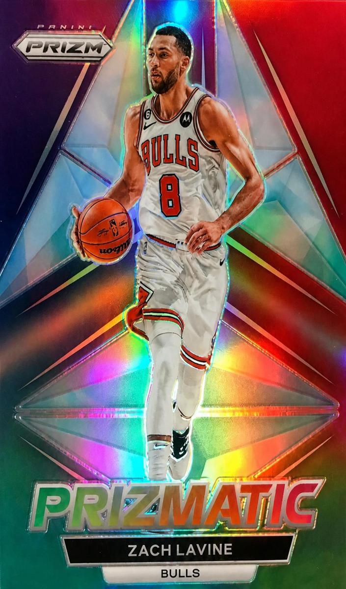 2022 Panini Prizm Basketball Silver Zach LaVine #6 PSA 9