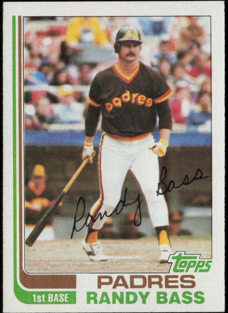 1982 Topps Baseball Randy Bass #307