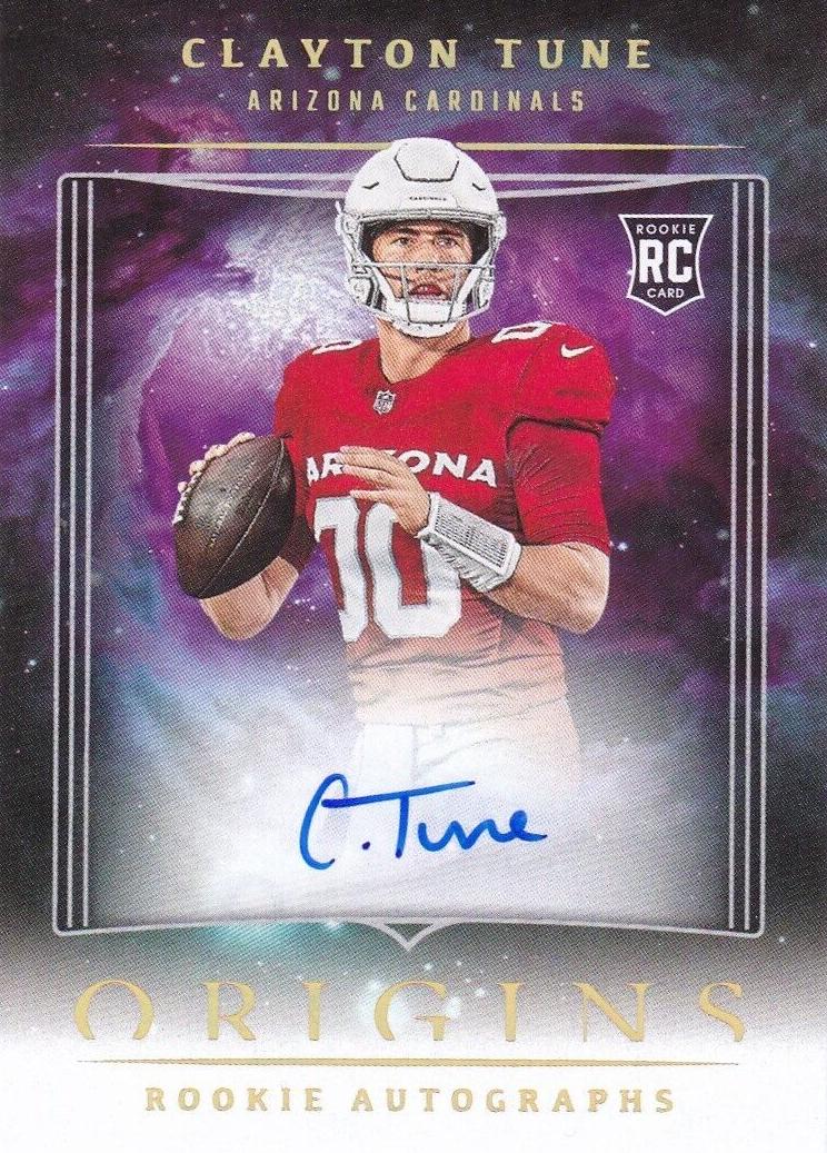 2023 Panini Origins Football Clayton Tune #RACTU PSA 9