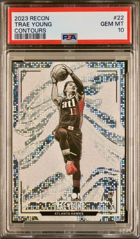 2023 Panini Recon Basketball Trae Young #22 PSA 9