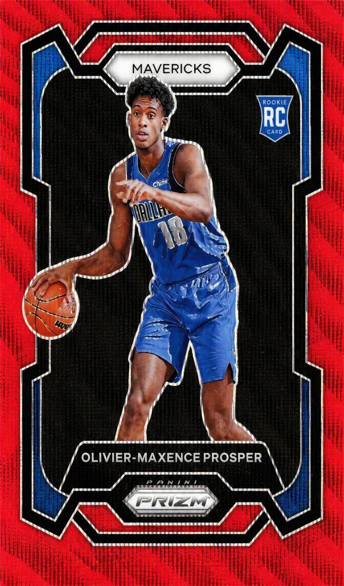 2023 Panini Prizm Basketball Ruby Wave Olivier-Maxence Prosper #146 PSA 9