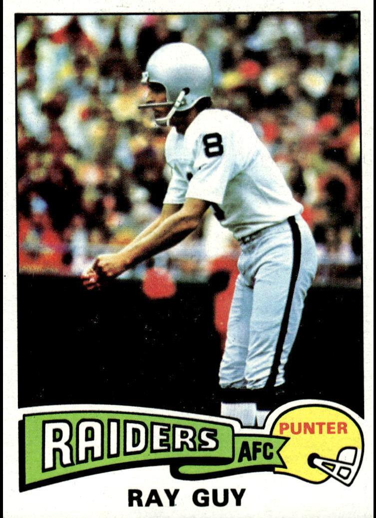 1975 Topps Football Ray Guy #435 PSA 5