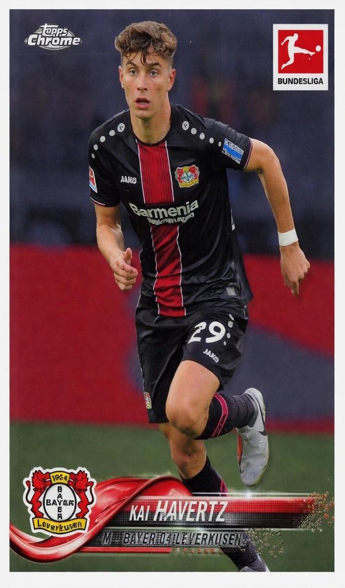 2018 Topps Chrome Bundesliga Soccer Kai Havertz #12