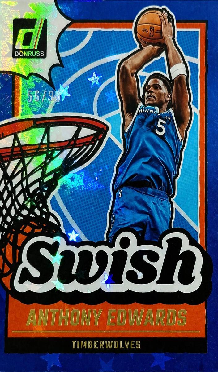 2024 Panini Donruss Basketball International Blue Stars Anthony Edwards #18
