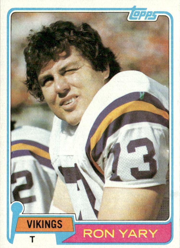 1981 Topps Football Ron Yary #402 PSA 9
