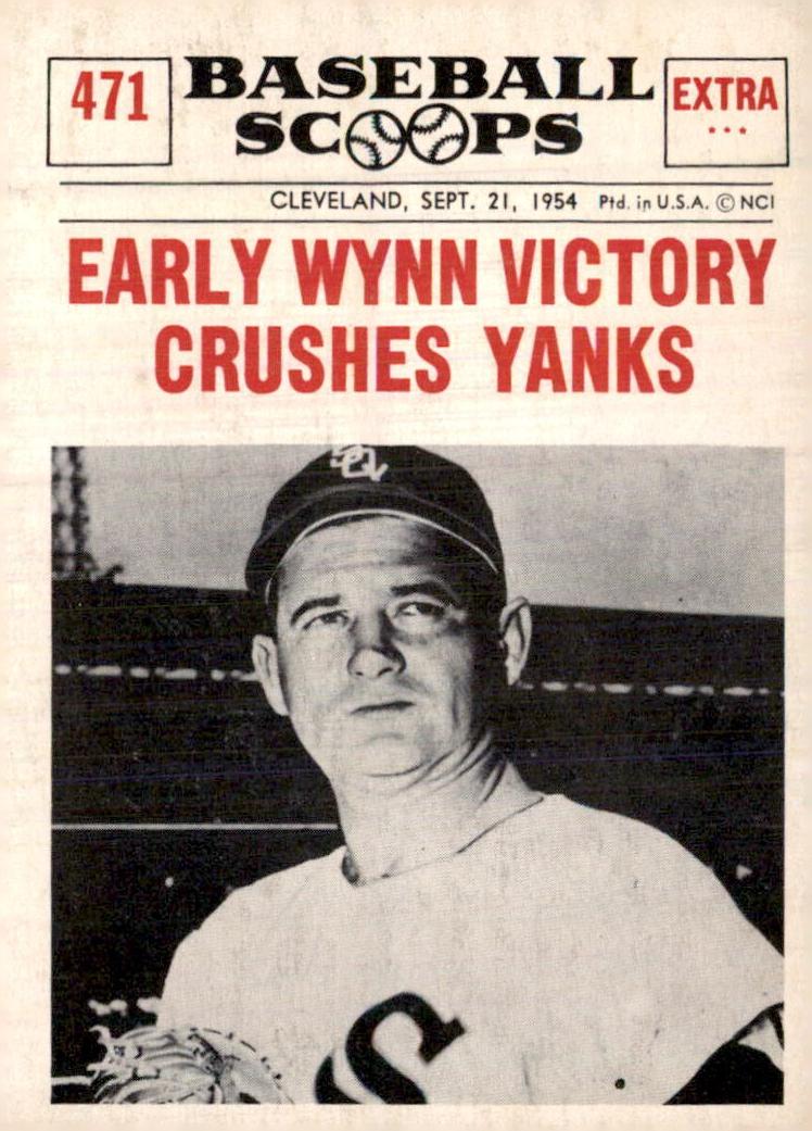 1961 NU-Card Scoops Baseball Early Wynn #471 PSA 9