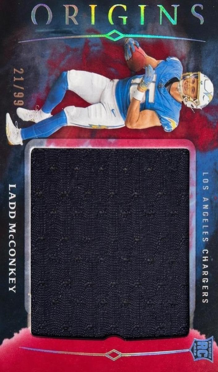 2024 Panini Origins Football Red Ladd McConkey #RJJ-LMC