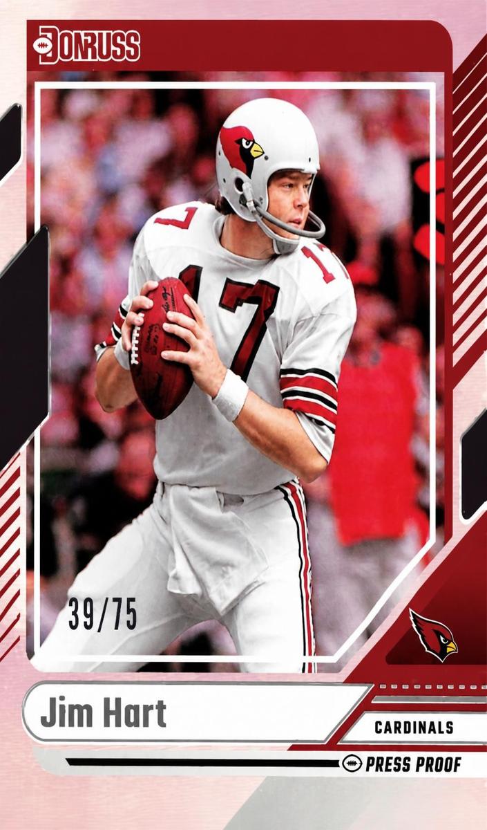 2024 Panini Donruss Football Press Proof Silver Die-Cut Jim Hart #238
