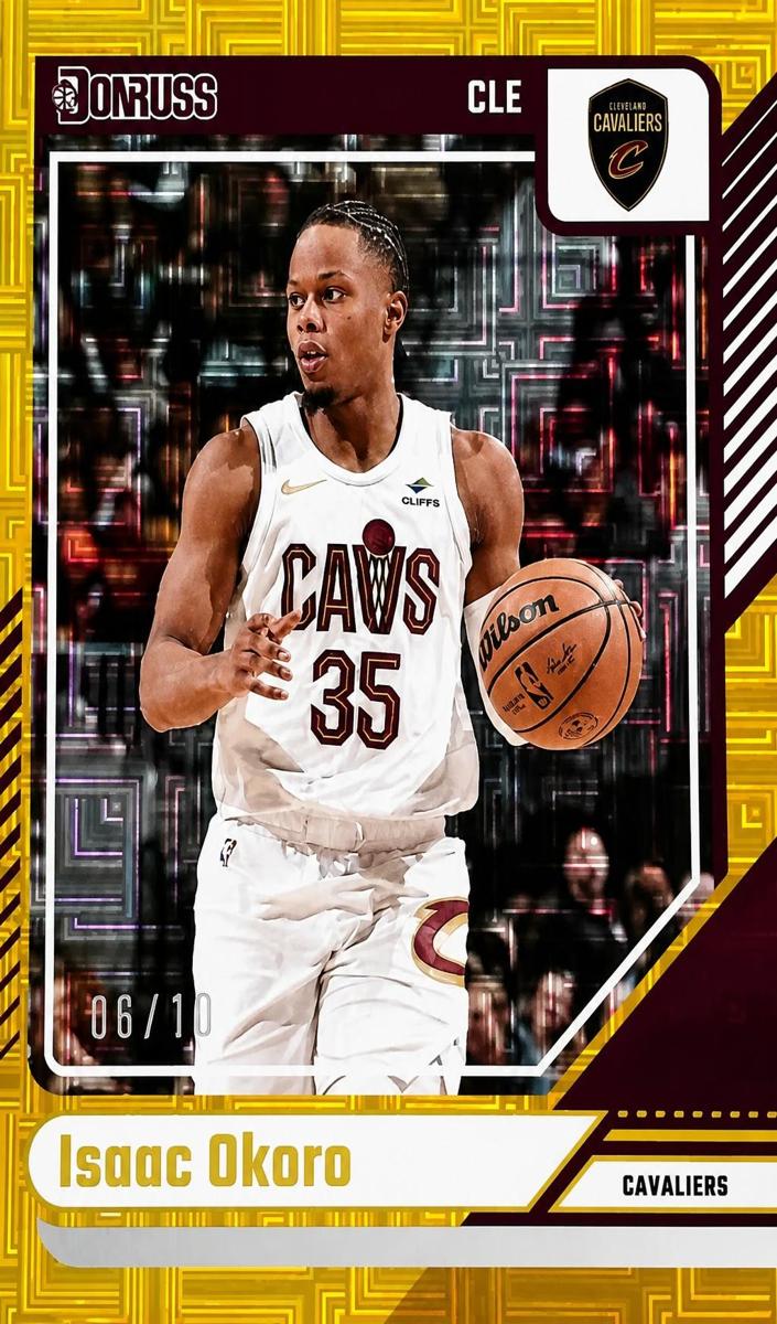 2024 Panini Donruss Basketball Choice Gold Isaac Okoro #157