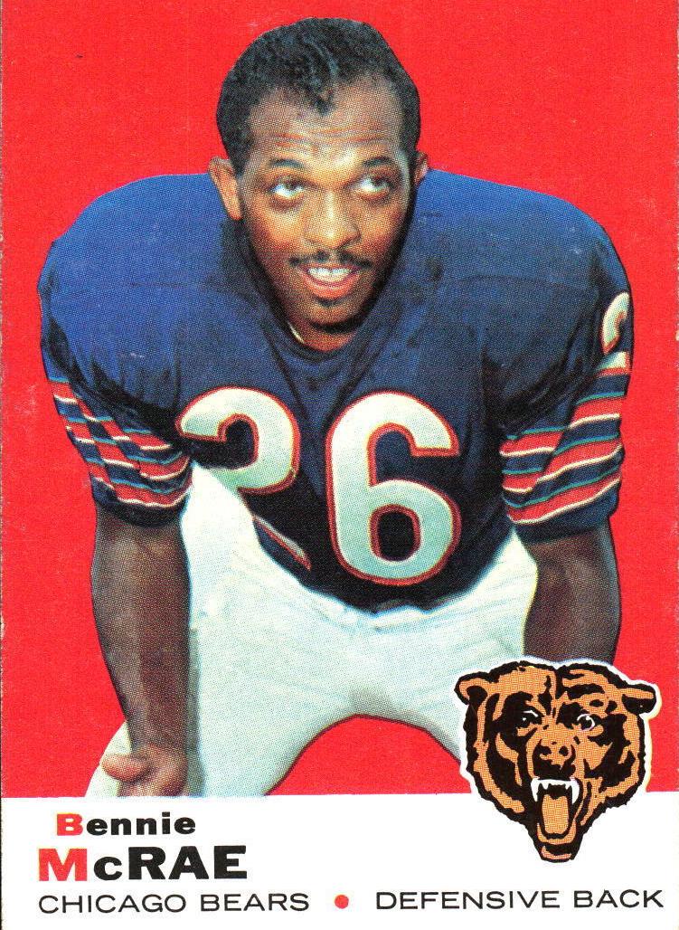 1969 Topps Football Bennie McRae #73