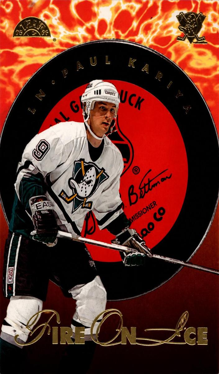 1995 Leaf Hockey Paul Kariya #11