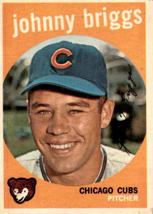 1959 Topps Baseball Johnny Briggs #177