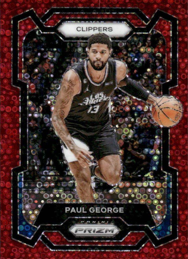 2023 Panini Prizm Basketball Red Paul George #101