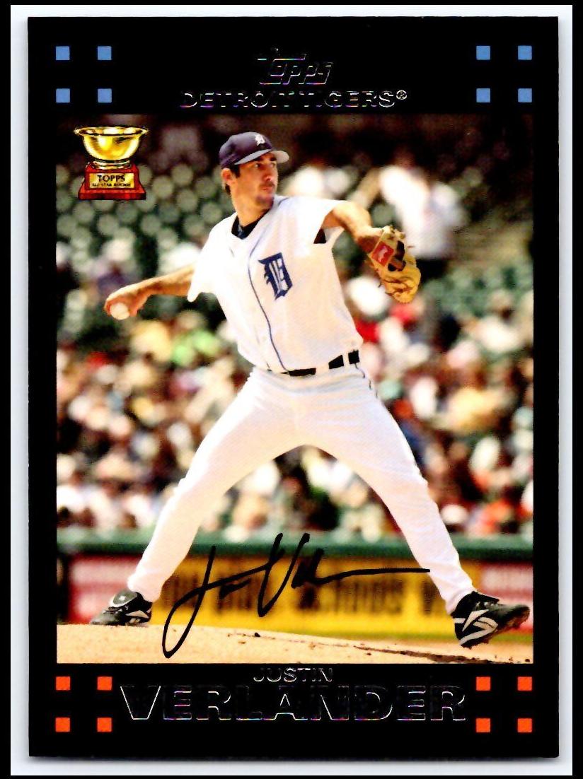 2007 Topps Baseball Justin Verlander #160 PSA 10
