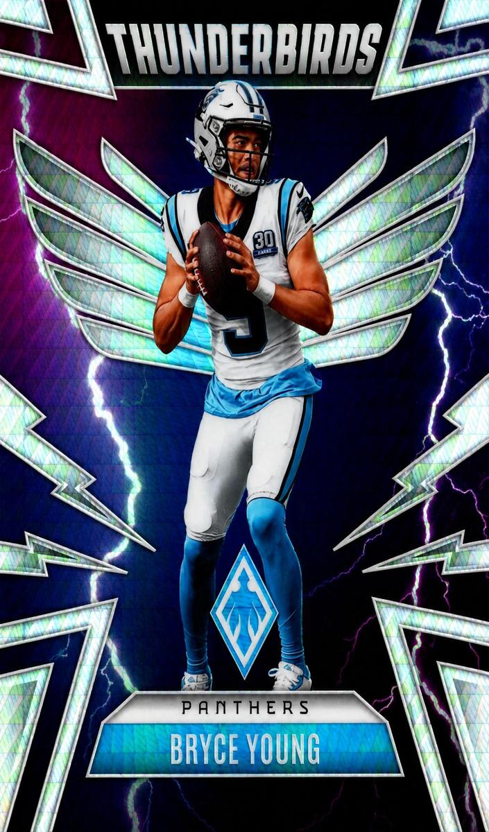 2025 Panini Phoenix Football Silver Hyper Bryce Young #6