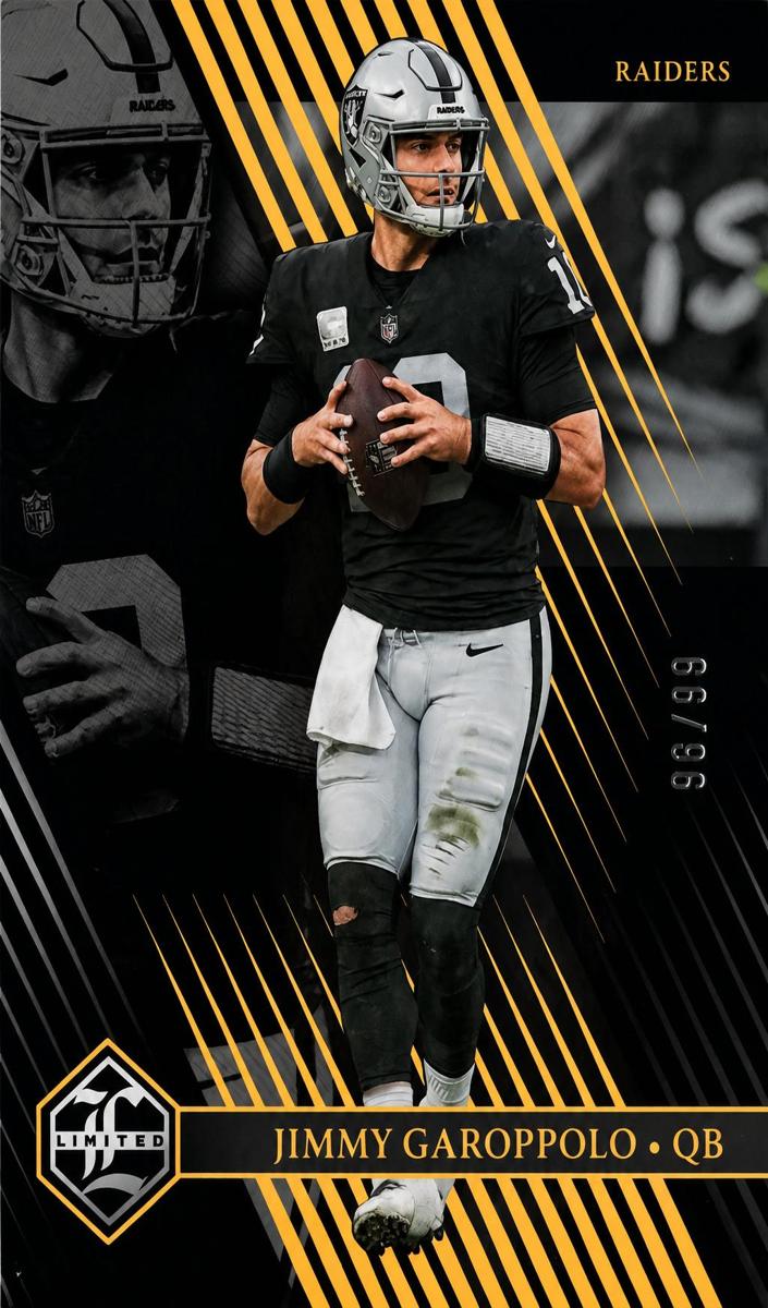 2023 Panini Limited Football Gold Spotlight Jimmy Garoppolo #55