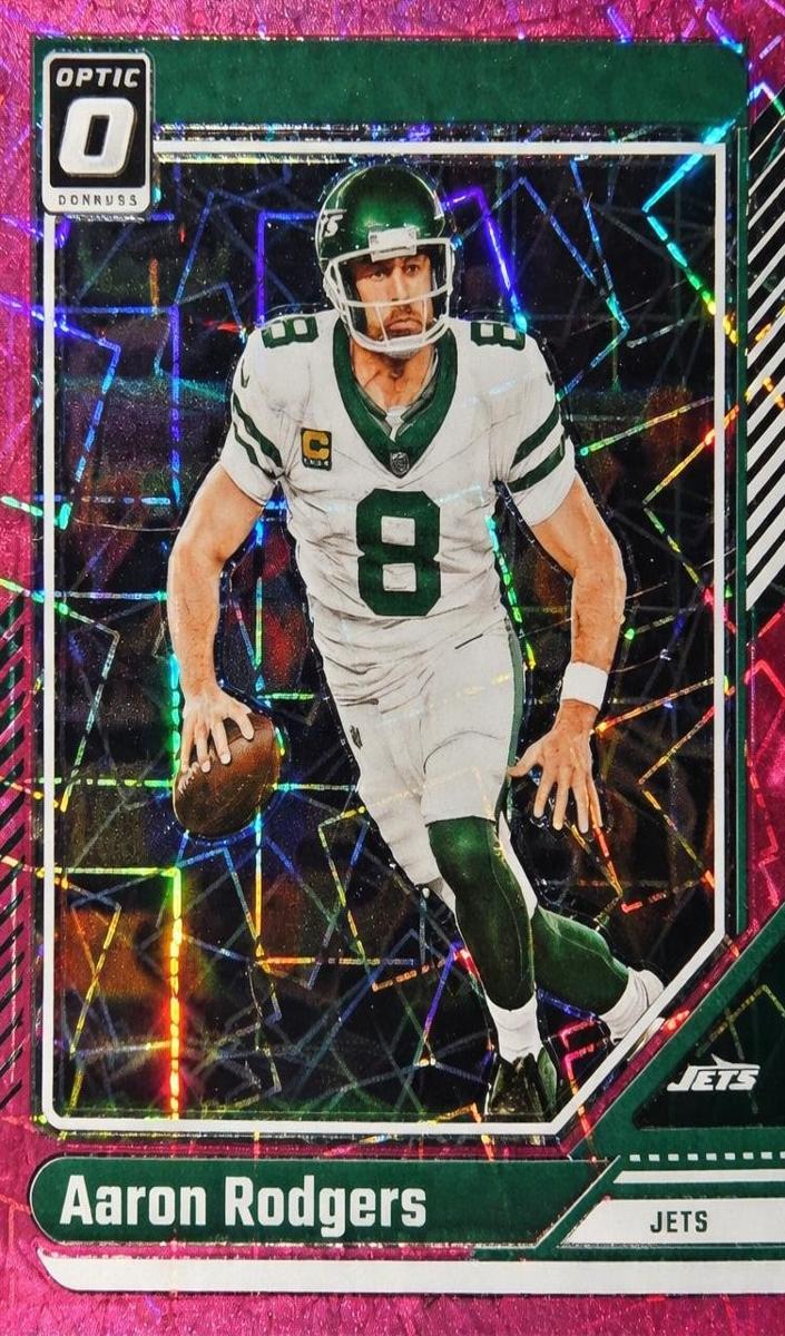 2024 Donruss Optic Football Pink Velocity Aaron Rodgers #152
