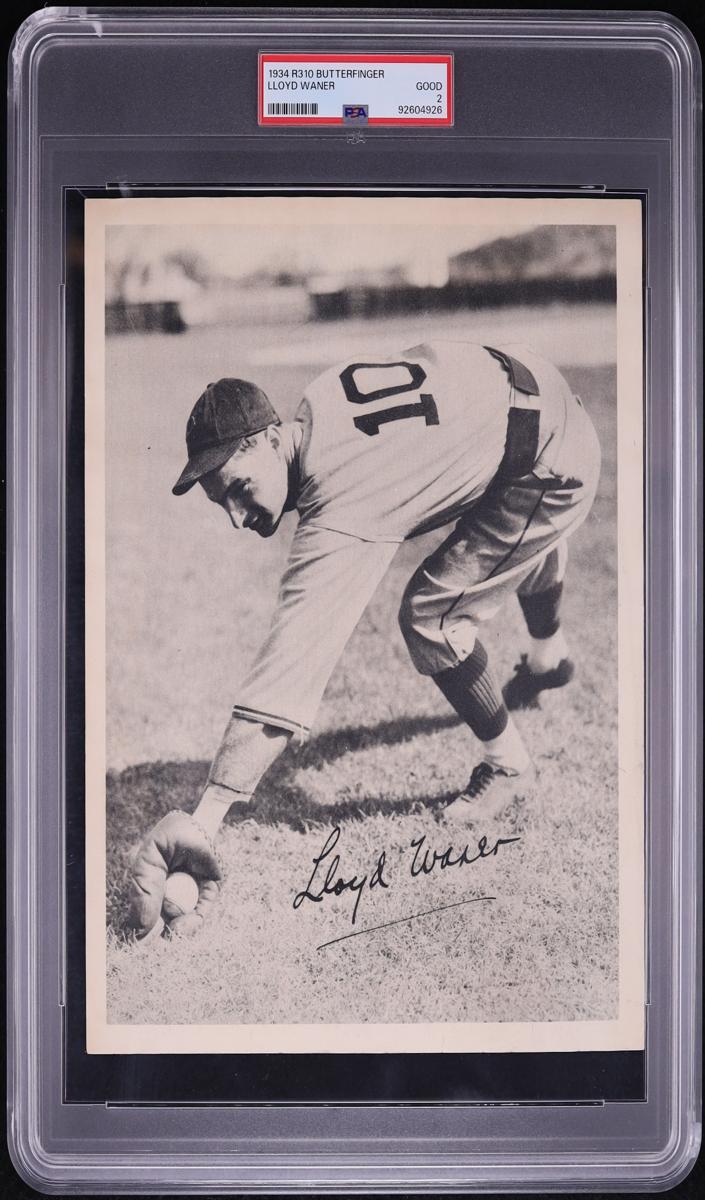 1934 R310 Butterfinger Premiums Baseball Lloyd Waner #NNO
