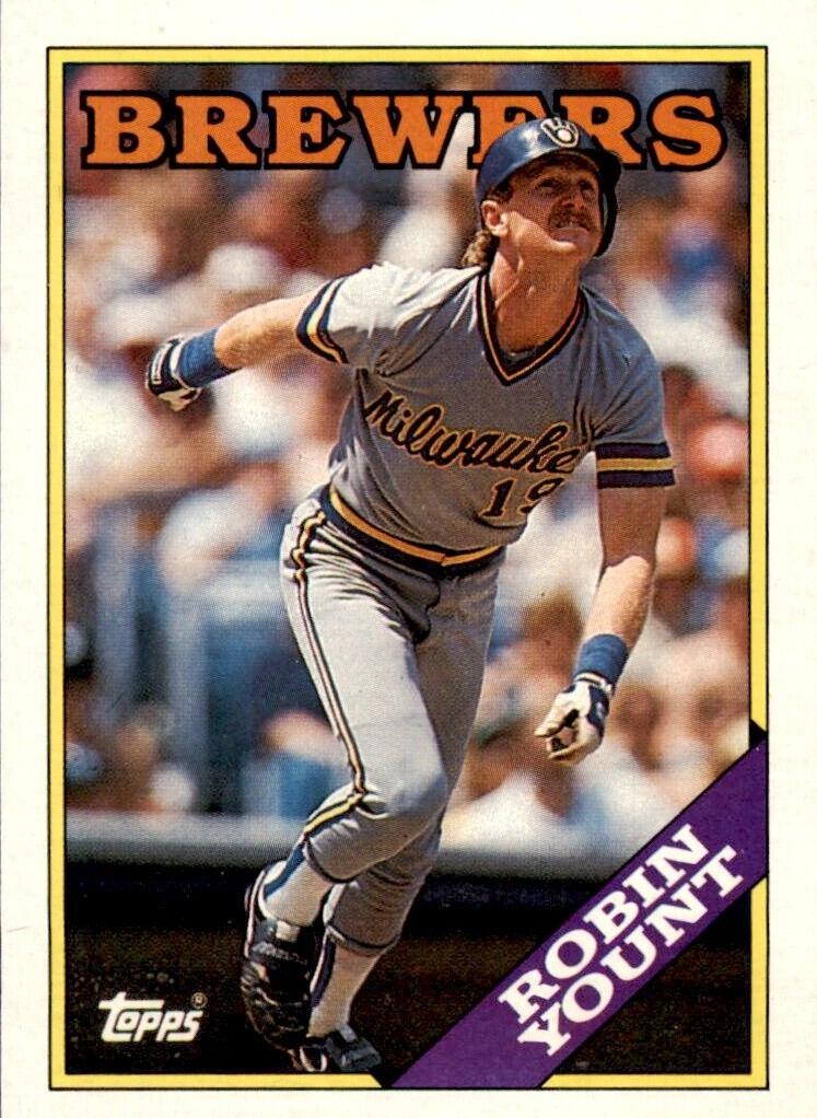 1988 Topps Baseball Robin Yount #165 PSA 10