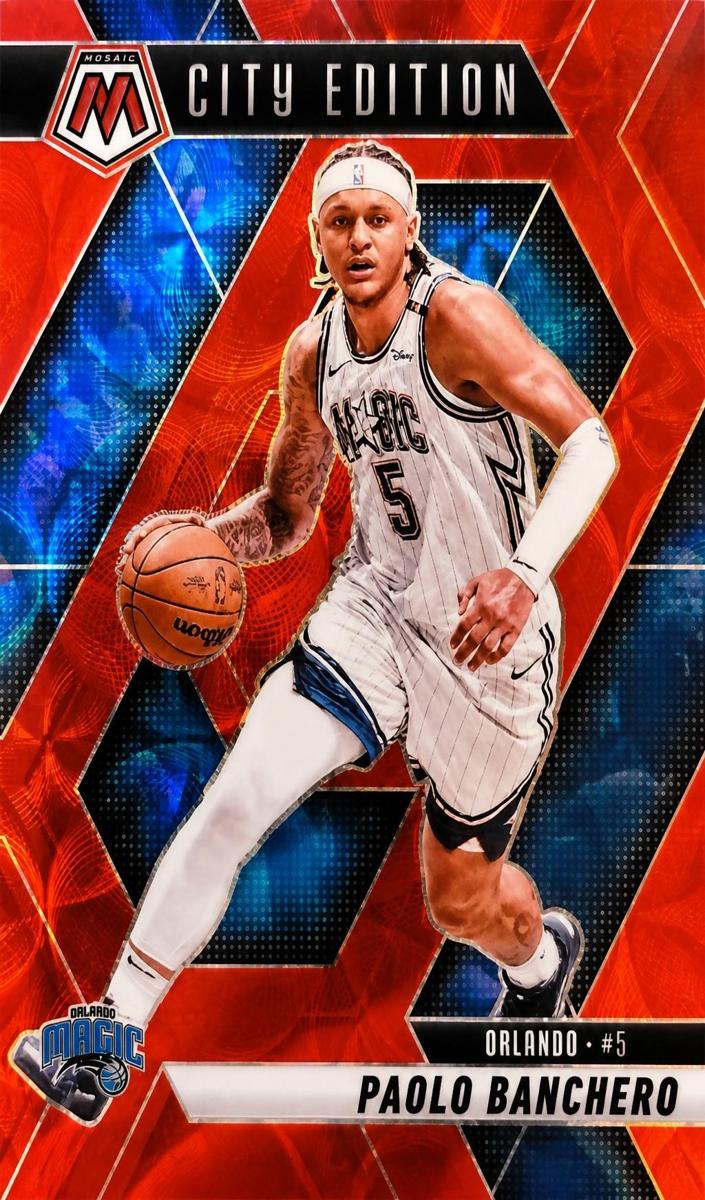 2024 Panini Mosaic Basketball International Red Paolo Banchero #283