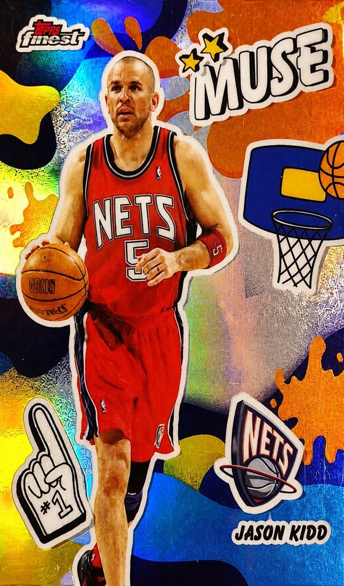 2025 Topps Finest Basketball Refractor Jason Kidd #M-16