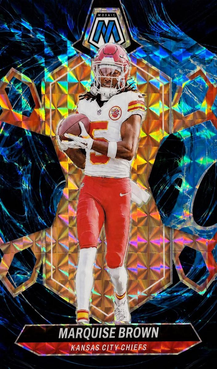 2024 Panini Mosaic Football Genesis Marquise Brown #109
