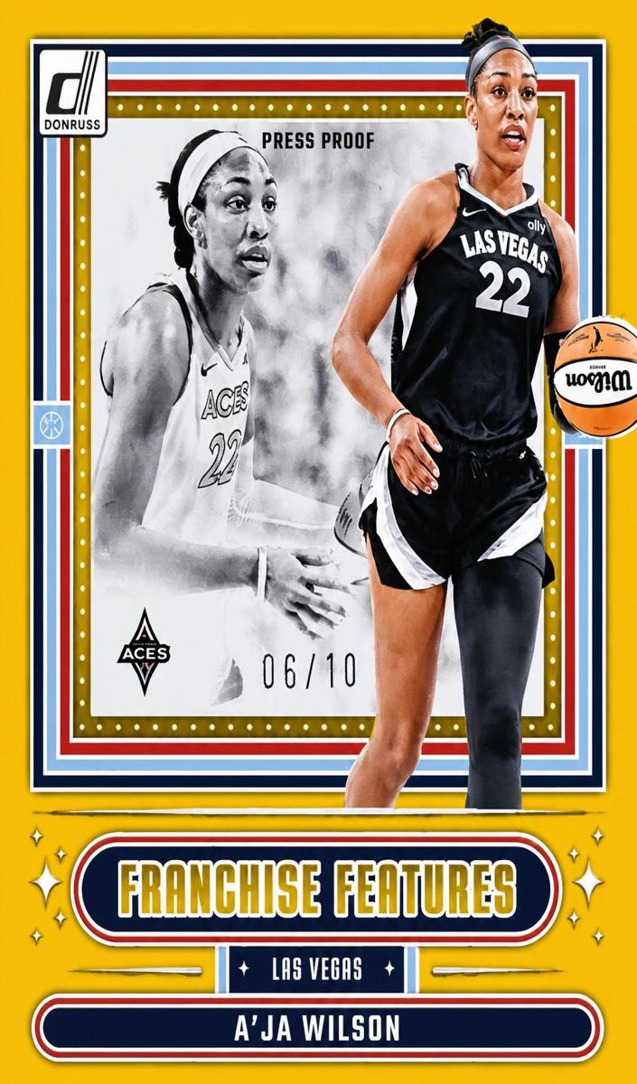 2025 Panini Donruss WNBA Basketball Press Proof Gold A'ja Wilson #11