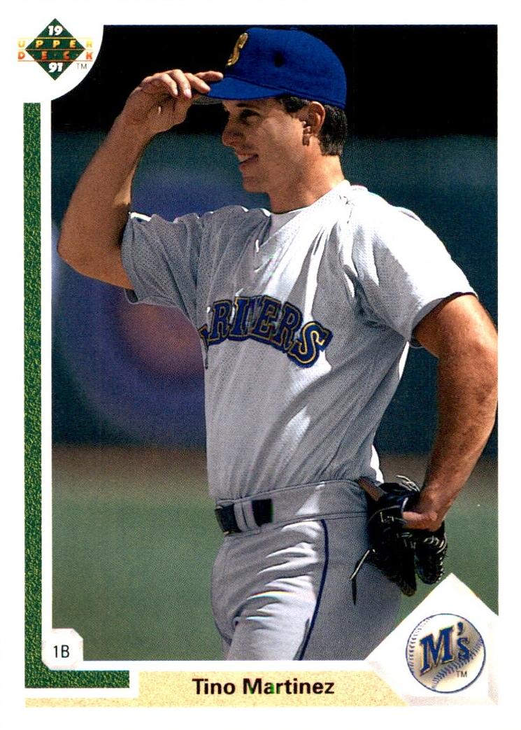 1991 Upper Deck Baseball Tino Martinez #553