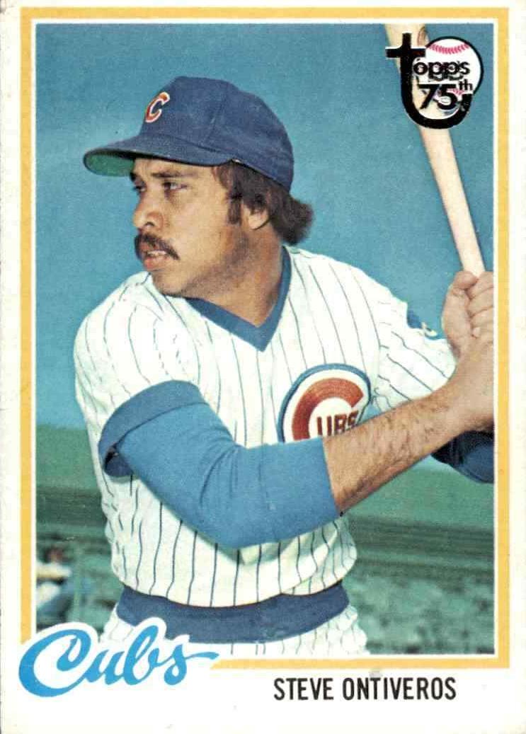 1978 Topps Baseball Steve Ontiveros #76 PSA 9