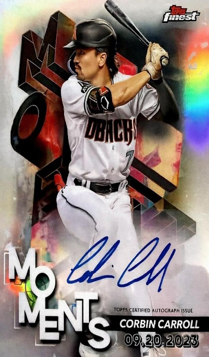 2024 Topps Finest Baseball Corbin Carroll #FMA-CC
