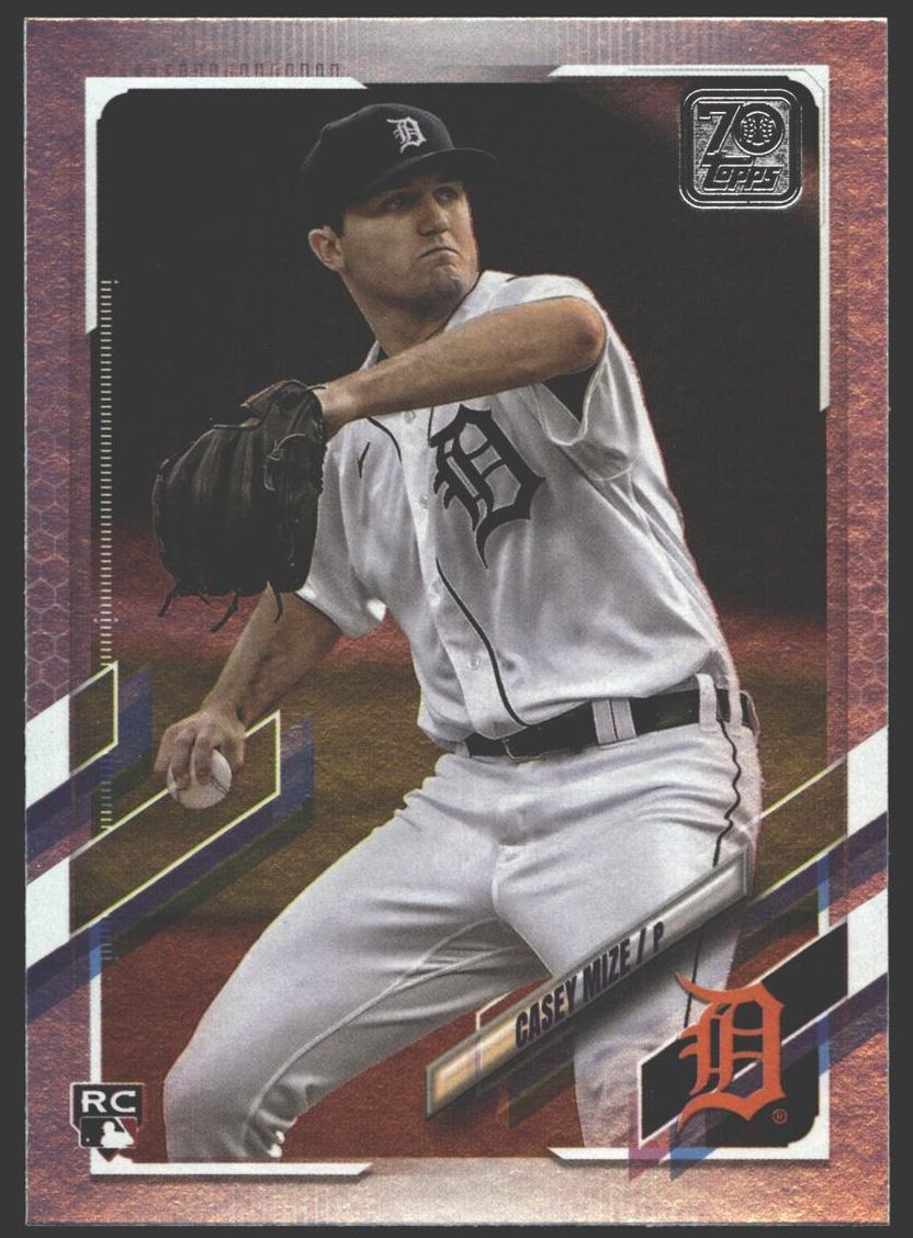 2021 Topps Baseball Rainbow Foil Casey Mize #321