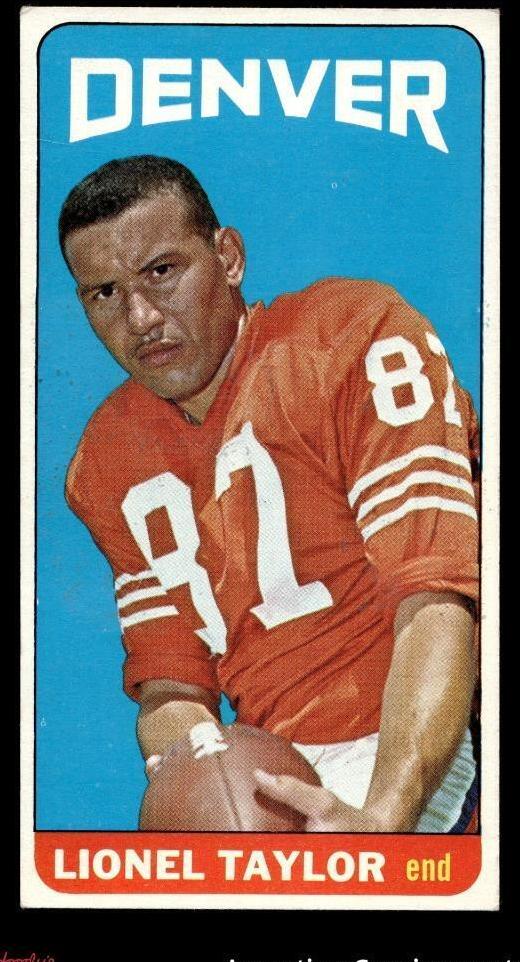 1965 Topps Football Lionel Taylor #65 PSA 7.5