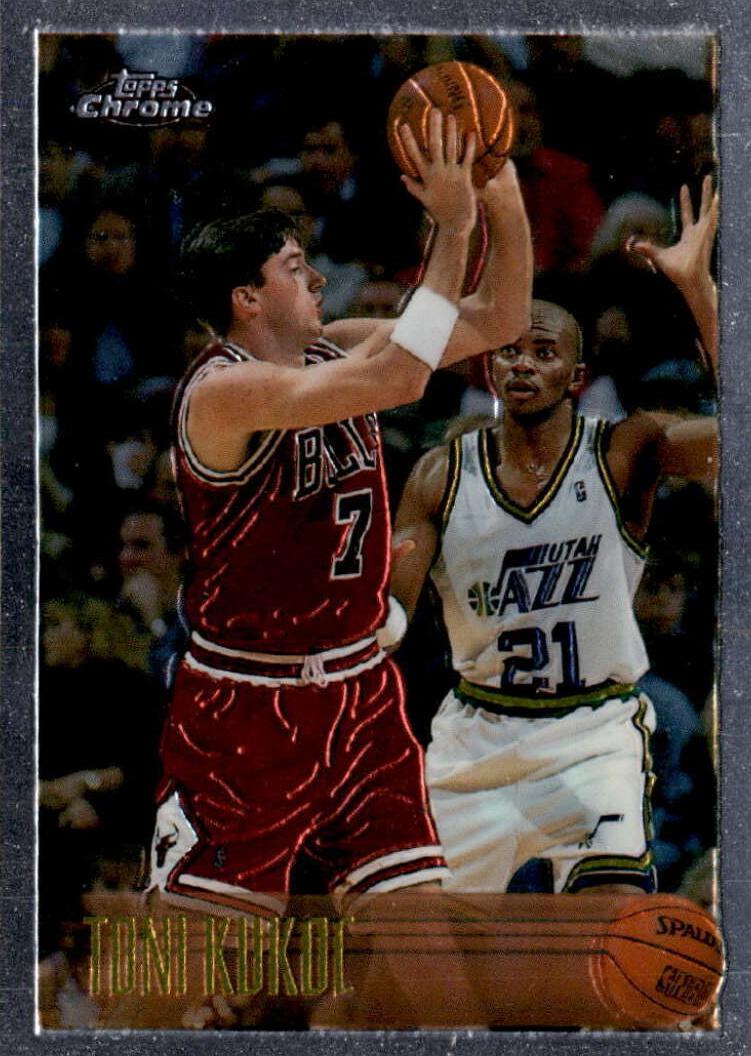 1996 Topps Chrome Basketball Toni Kukoc #99