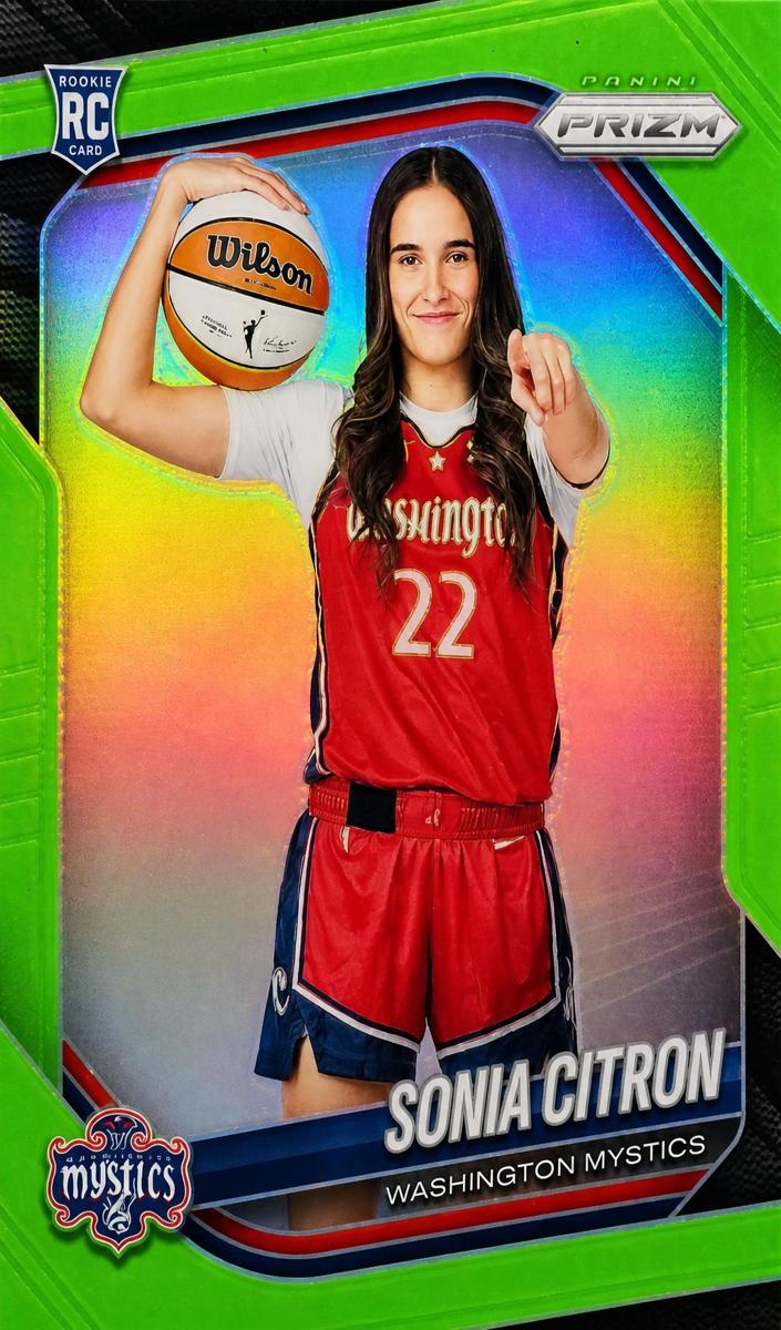 2025 Panini Prizm WNBA Basketball Lime Green Sonia Citron #148 PSA 10