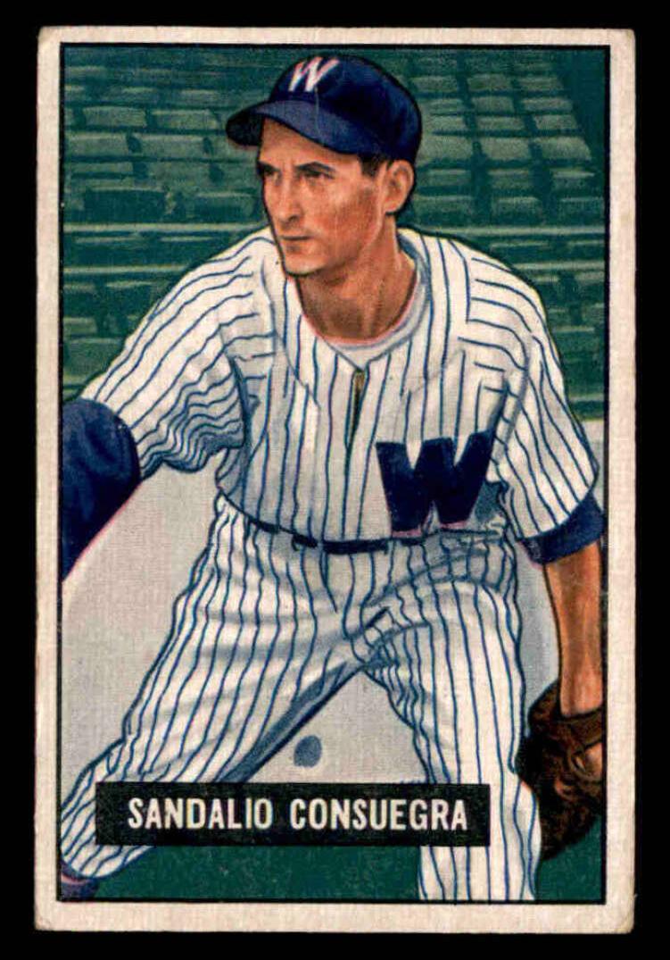 1951 Bowman Baseball Sandy Consuegra #96