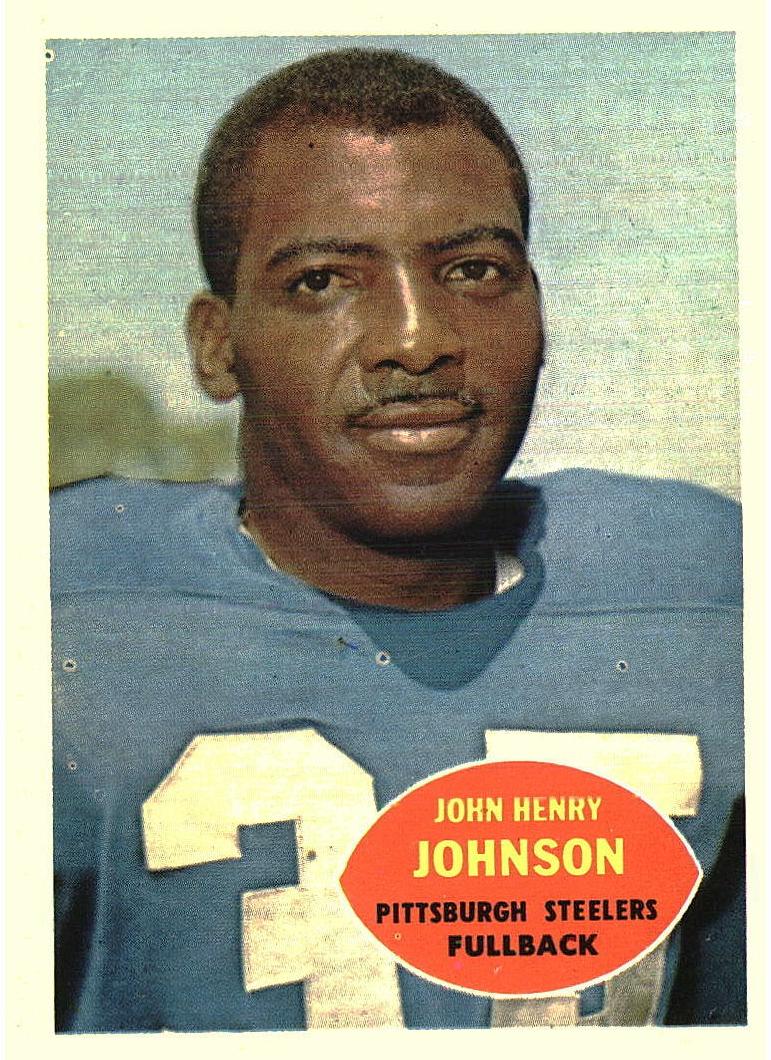 1960 Topps Football John Henry Johnson #94 PSA 8