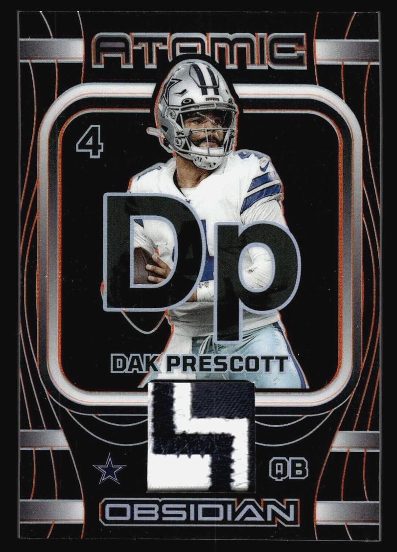 2023 Panini Obsidian Football Electric Etch Orange Dak Prescott #AMA-DPR