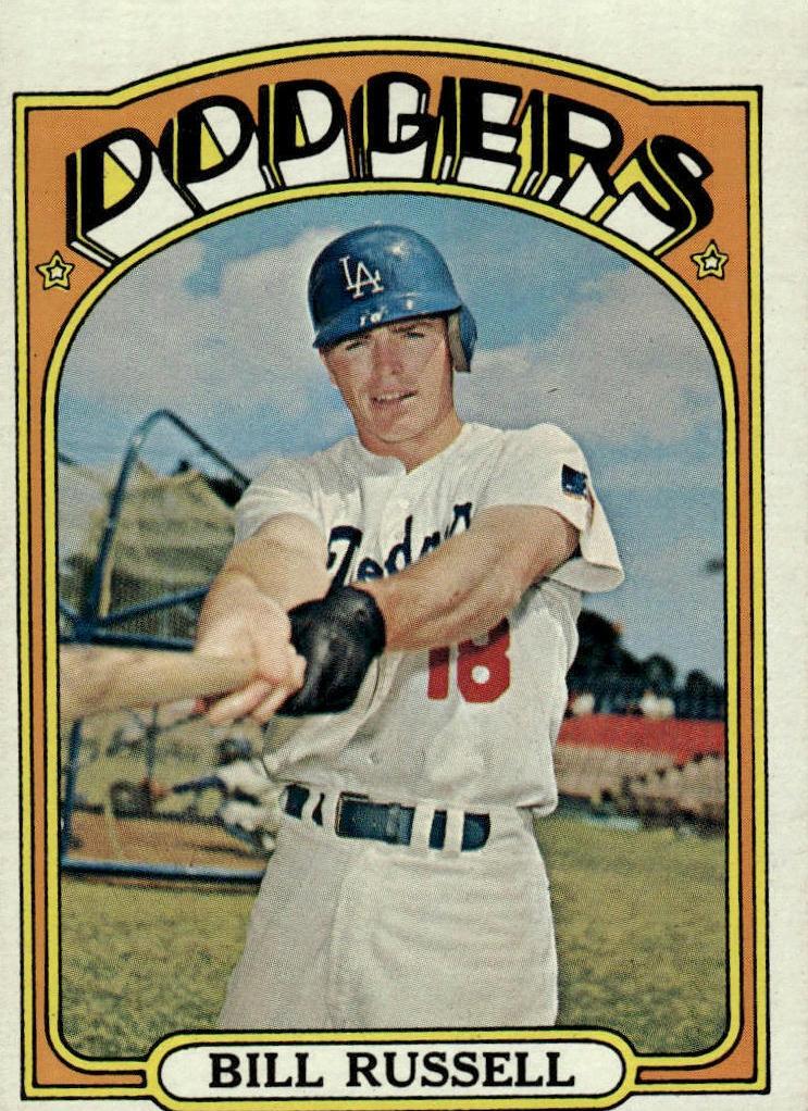 1972 Topps Baseball Bill Russell #736