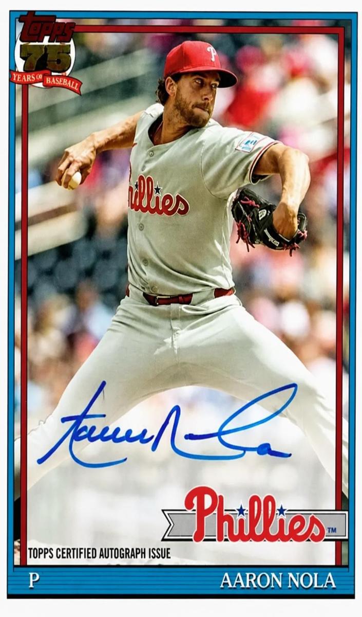 2026 Topps Baseball Aaron Nola #91A-AN