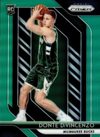 2018 Panini Prizm Basketball Green Donte DiVincenzo #246 PSA 9