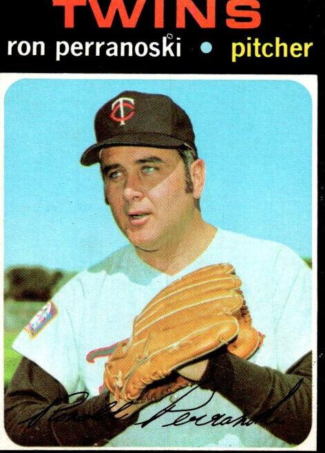 1971 Topps Baseball Ron Perranoski #475 PSA 6